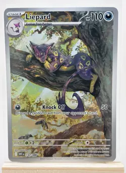 Liepard - 137/086 Pokemon TCG Scarlet & Violet White Flare Illustration Rare - Image 2