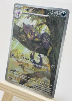 Liepard - 137/086 Pokemon TCG Scarlet & Violet White Flare Illustration Rare - Image 3