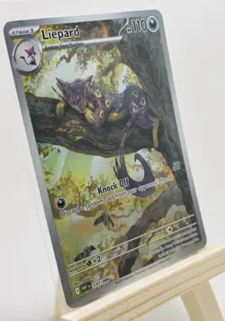 Liepard - 137/086 Pokemon TCG Scarlet & Violet White Flare Illustration Rare - Image 4