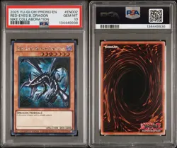 2025 Yu-Gi-Oh! EN Nike Collaboration Red-Eyes Black Dragon #EN002 Air Max PSA 10 - Image 3
