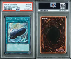 2025 Yu-Gi-Oh! EN Nike Collaboration Winds Of Victory #EN001 Air Max 95 PSA 10 - Image 3