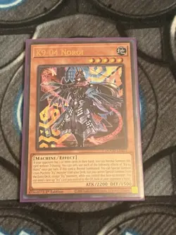 Yugioh K9-04 Noroi DOOD-EN025 Doom of Dimensions 1st Edition - Image 1