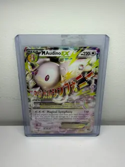 Pokemon Card M Audino EX XY Fates Collide 85/124 Holo Rare - HP - Image 1