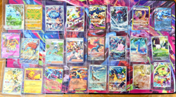 Pack Fresh Pokemon Card Hits Lot Of 25+ - SIR/Promo/IR /UR/EX/ Full Art Cards - Image 1