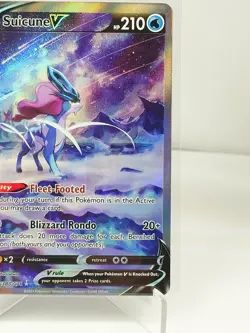 Suicune V Alt Crown Zenith Galarian Gallery GG38 Pokemon Card Near Mint - Image 3