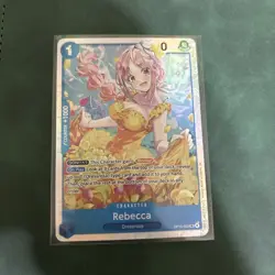 Rebecca OP15-053 SR Adventure on KAMI’s Island ENGLISH ONE PIECE Card NM - Image 1