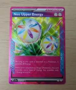 Pokemon Neo Upper Energy 162/162 Temporal Forces TCG Card - Image 1