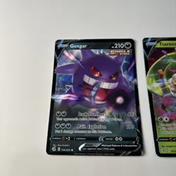 5 Pokemon TCG Fusion Strike Bundle Cards Inc Gengar 156, Breloom And Tsareena V - Image 2