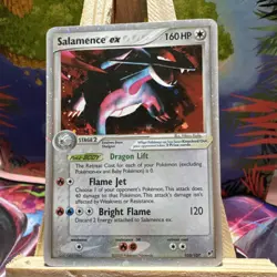 Pokemon Salamence ex 103/107 EX Deoxys 160HP Ultra Rare Holo Card 2005 - Image 1