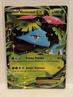Pokemon TCG Venusaur EX XY28 Card - Image 1