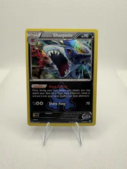 Pokemon TCG Single Card Team Aqua's Sharpedo Holo Rare 21/34 Double Crisis 2015 - Image 1