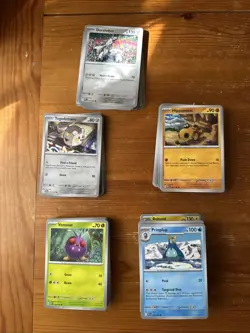 500+ Official Pokemon TCG Card Bulk Lot - 500 Common/Uncommon / Holo/ Reverse - Image 2