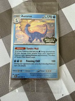 Pokemon Aurorus Promo Card Pack Perfect Order Sealed English TCG 024/088 - Image 1