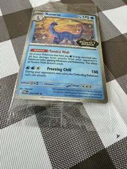 Pokemon Aurorus Promo Card Pack Perfect Order Sealed English TCG 024/088 - Image 2