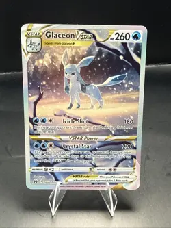 Pokemon Glaceon VSTAR Crown Zenith: Galarian Gallery Holo Card GG40/GG70 - Image 1