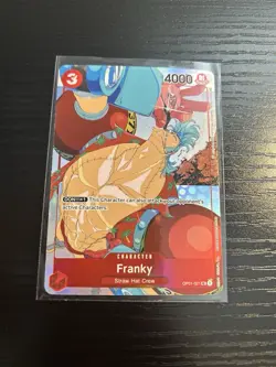 Franky Gift Collection 2023 OP01-021 Alt Art Holo Foil Rare One Piece Card - Image 1