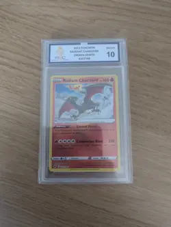 Radiant Charizard 20/159 Crown Zenith Pokemon Card TCG Graded MGC Gem Mint 10 - Image 2
