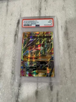 M Rayquaza EX Shiny Full Art Holo PSA 9 XY-Ancient Origins Rare Card 98/98 - Image 1