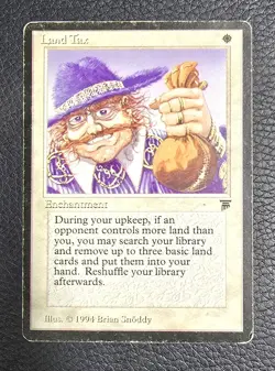 Land Tax Legends 1994 Regular Uncommon MtG Magic Card - Image 1
