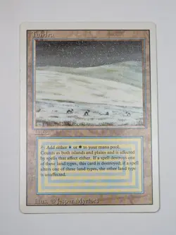 Magic the Gathering MTG Tundra dual Land Revised - Image 1