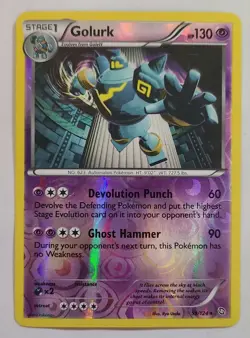 Pokemon GOLURK 59/124 Reverse Holo Rare Dragons Exalted - Light Play 🍒 - Image 2