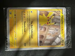 Pikachu At The Museum Jumbo Promo Pokemon Card - Image 1