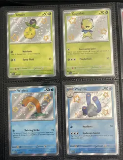 Pokemon SV02 Paldean Fates - Baby Shiny and Full Art Shiny 18 Card Lot - Image 2