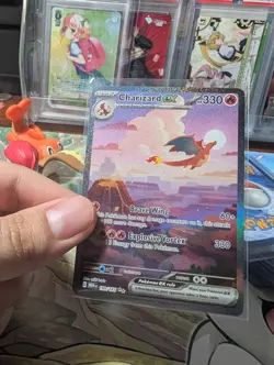 Pokemon TCG Charizard ex 199/165 Sv: Scarlet & Violet 151 SIR (READ DESCRIPTION) - Image 1