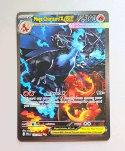 Pokemon TCG Mega Charizard X EX 125/094 SIR NM Pulled Myself Phantasmal Flames - Image 1