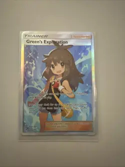 Green's Exploration 209/214 Full Art Unbroken Bonds Pokemon TCG NM/Mint - Image 1
