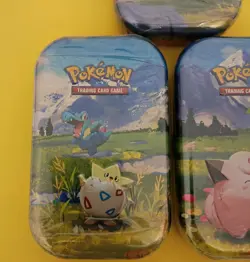 Lot of 3 New Pokemon TCG Mega Evolutions Ascended Heroes Mini Tins Free Shipping - Image 3