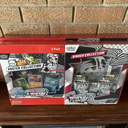 Pokemon 1 Black Bolt 1 White Flare Poster + Binder Collection Sams Club Lot of 2 - Image 3