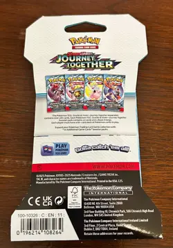 Pokemon TCG: Journey Together - Single Booster Pack | Sealed Random Art - Image 2