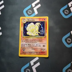 Ninetales 012/102 Base Set Holo Rare Pokemon TCG - Image 1