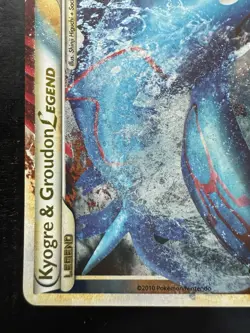 Pokemon Undaunted Kyogre & Groudon Ultra Rare Legend 87/90 Top Half (NM) - Image 4