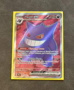 Pokemon TCG Temporal Forces Gengar EX Ultra Rare 193/162 Holo NM/M - Image 1