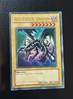 2003 SDJ 001 Red-Eyes B. Dragon Ultra Rare Yu-Gi-Oh! - Image 1