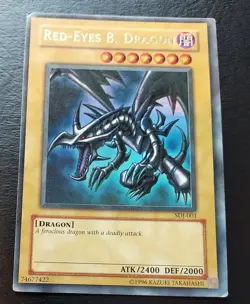 2003 SDJ 001 Red-Eyes B. Dragon Ultra Rare Yu-Gi-Oh! - Image 2