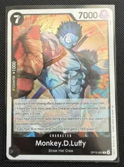 One Piece TCG - Monkey.D.Luffy OP15-092 Adventure on Kami's Island Foil - Image 1
