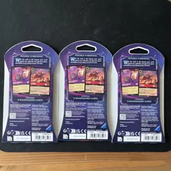 Disney Lorcana TCG Ursula's Return Sleeved Booster Pack - Lot of 3 - Image 2