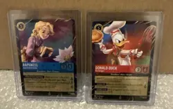 Disney Lorcana Magical Places Epcot 2026 Rapunzel & Donald Duck Promo Set Of 2 - Image 1