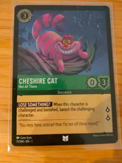 Lorcana Cheshire Cat Not All There (FOIL) 71 The First Chapter - Image 1