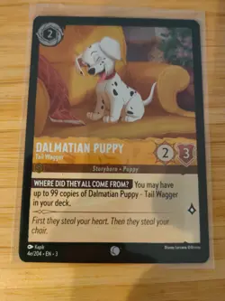 Lorcana Dalmation Puppy - Tail Wagger (FOIL) 4e Into The Inklands M/NM - Image 1