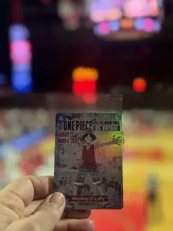 Card&Poster! One Piece College Basketball US Voyage Monkey.D.Luffy Card UNOPENED - Image 1