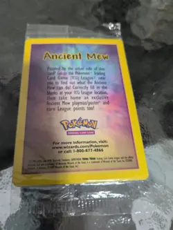 Pokemon TCG Ancient Mew Holo Card 2000 Movie Promo, Sealed Unopened - Image 2
