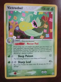 VICTREEBEL HOLO POKEMON CARD 13/92 LEGEND MAKER NEVER PLAYED NM- - Image 1