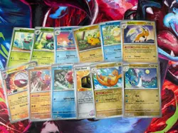 Pokemon 151 Reverse Holo Card Lot Of 12 - Image 1