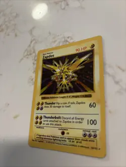 Pokemon TCG Zapdos Holo Rare Card Base Set, Shadowless, 16/102 - Image 4