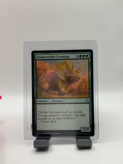 MTG, Quakestrider Ceratops $3 ORDER MIN 110 NM Foundations Regular - Image 1