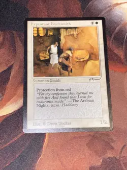 Repentant Blacksmith X1 Mtg Arabian Nights Nm - Image 1